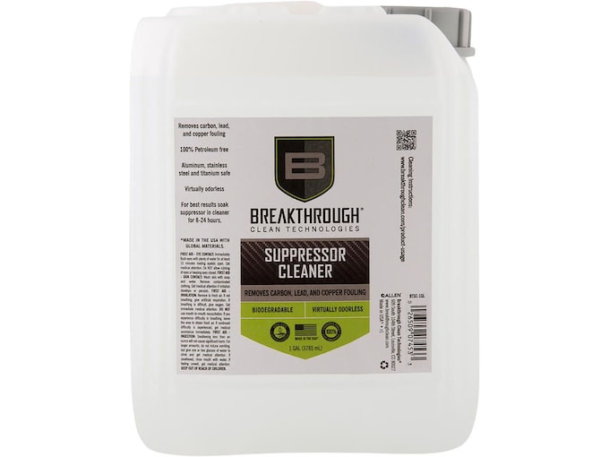 Breakthrough Clean Technologies Suppressor Cleaner Solvent, 1 Gallon #BTSC-1GL