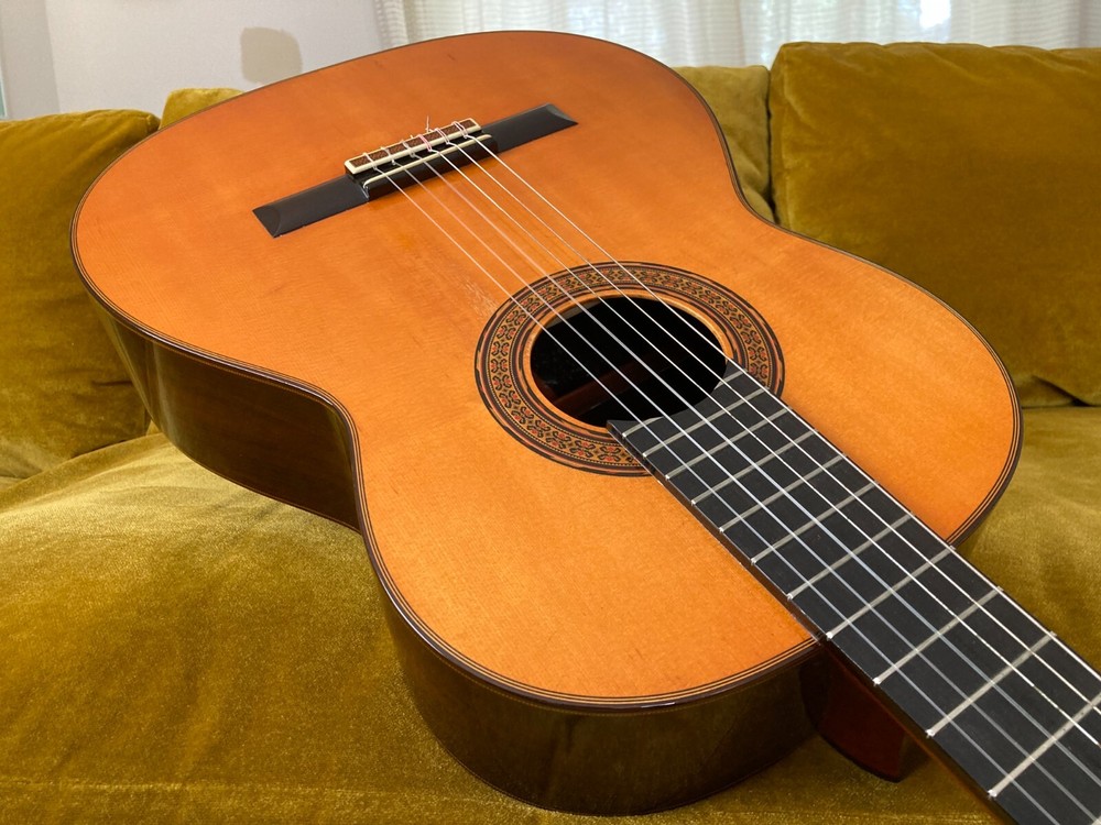 Sakazo Nakade 2000SS classical guitar 1971 – solid, braz rw, carved, signed
