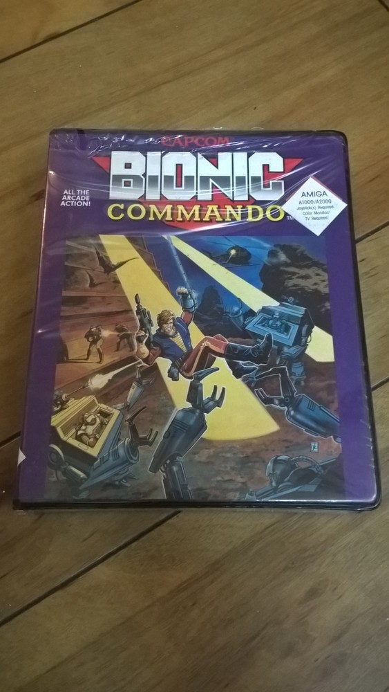 Bionic Commando For Commodore Amiga, NEW FACTORY SEALED, Capcom