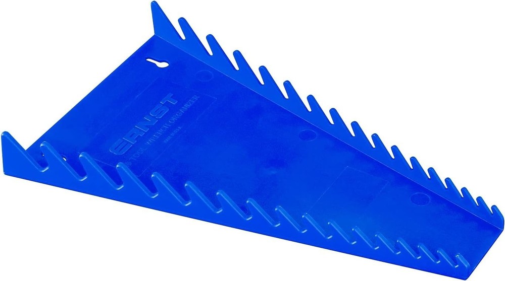 Compact Blue Wrench Organizer Tray for 16 Tools - Easy Installation & Durable