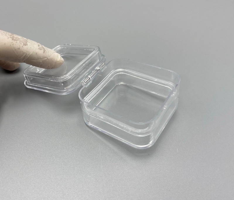 10/90pcs Denture Teeth Case Membrane Container Hinged Jewelry Crown Display Box