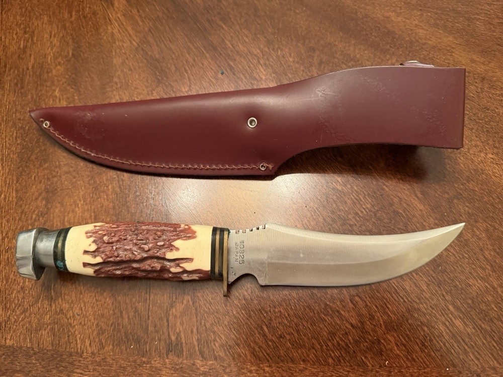 Precise Silver Eagle 10325 Vinatge Handmade Fixed Blade Knife Sheath