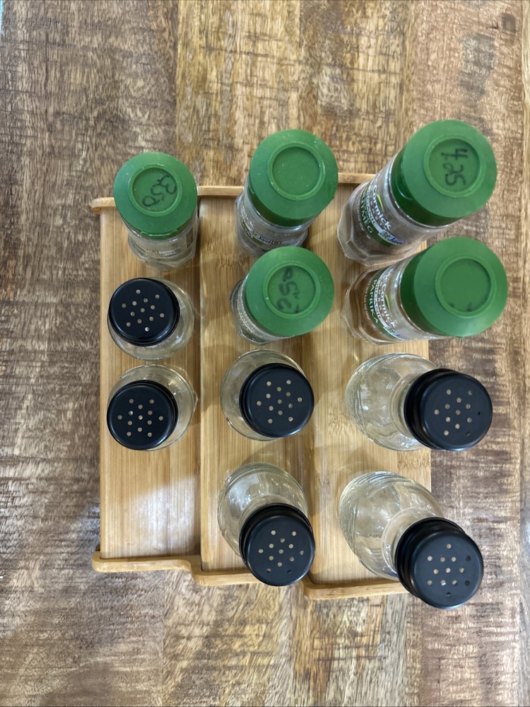 Bamboo Spice Rack Three Tier - Great Condition - Rack Only
