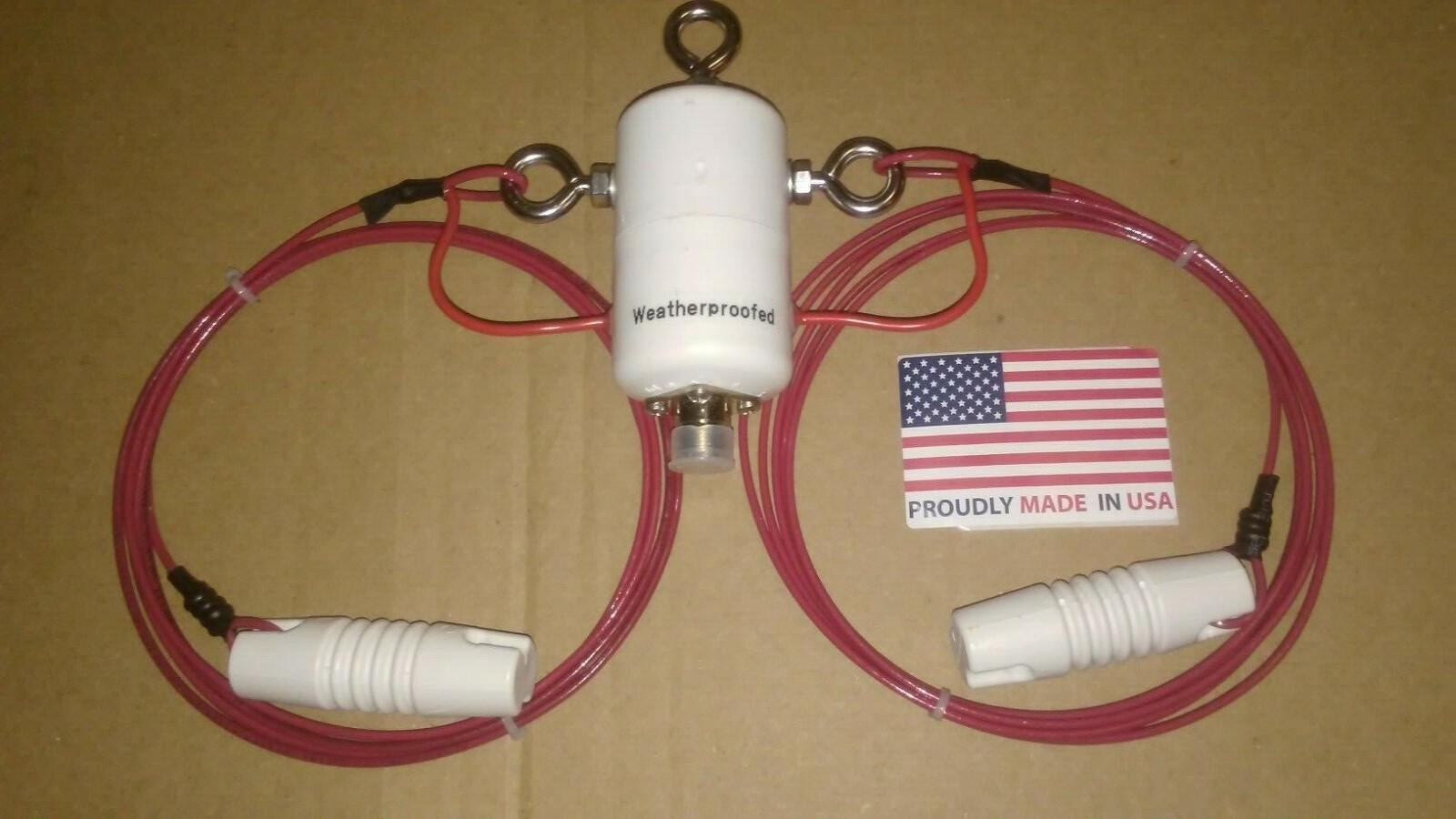 HALF-WAVE DIPOLE ANTENNA FOR THE CB BAND (11 METERS) BASE STATION