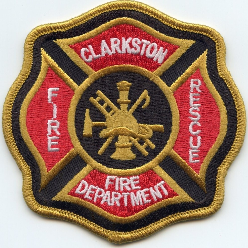 CLARKSTON MICHIGAN Fire Rescue FIRE PATCH