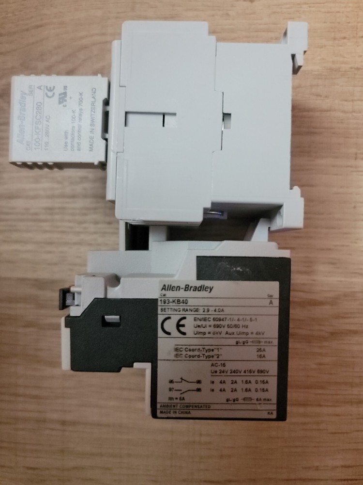 Allen Bradley Motor Starter Assembly