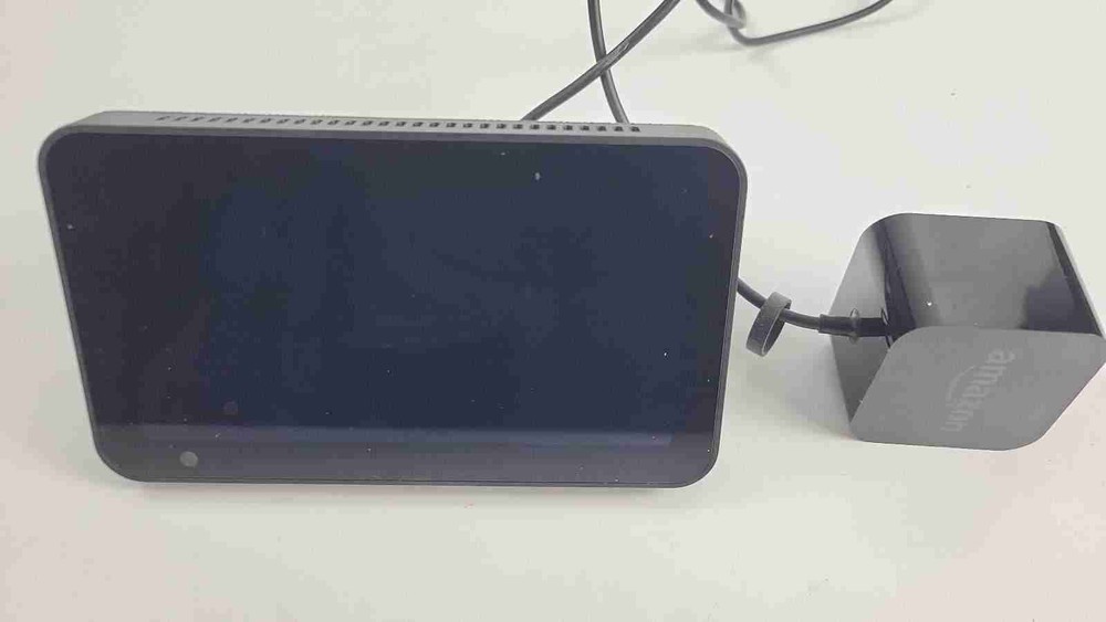 Amazon Echo H23K37 Smart Speaker Tested Working + Power Cord Bundle