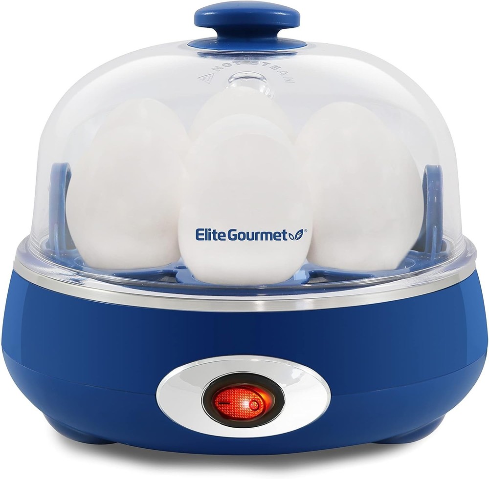 Easy Egg Cooker Electric 7-Egg Capacity Soft Medium Hard-Boiled Egg