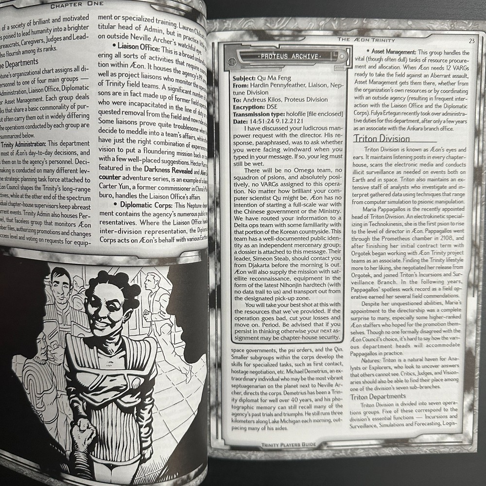 Trinity Player’s Guide Softcover White Wolf RPG 1999