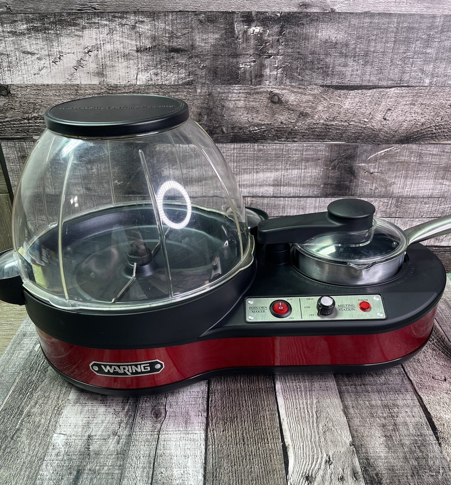 STORE CLOSING-Waring Pro Popcorn Maker With Butter Melting Station