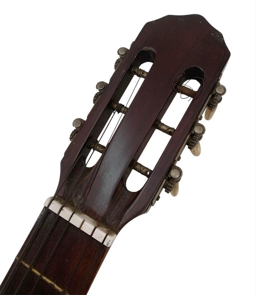Maruha Guitar No. Classical Guitar With Missing String And Unset Tuning