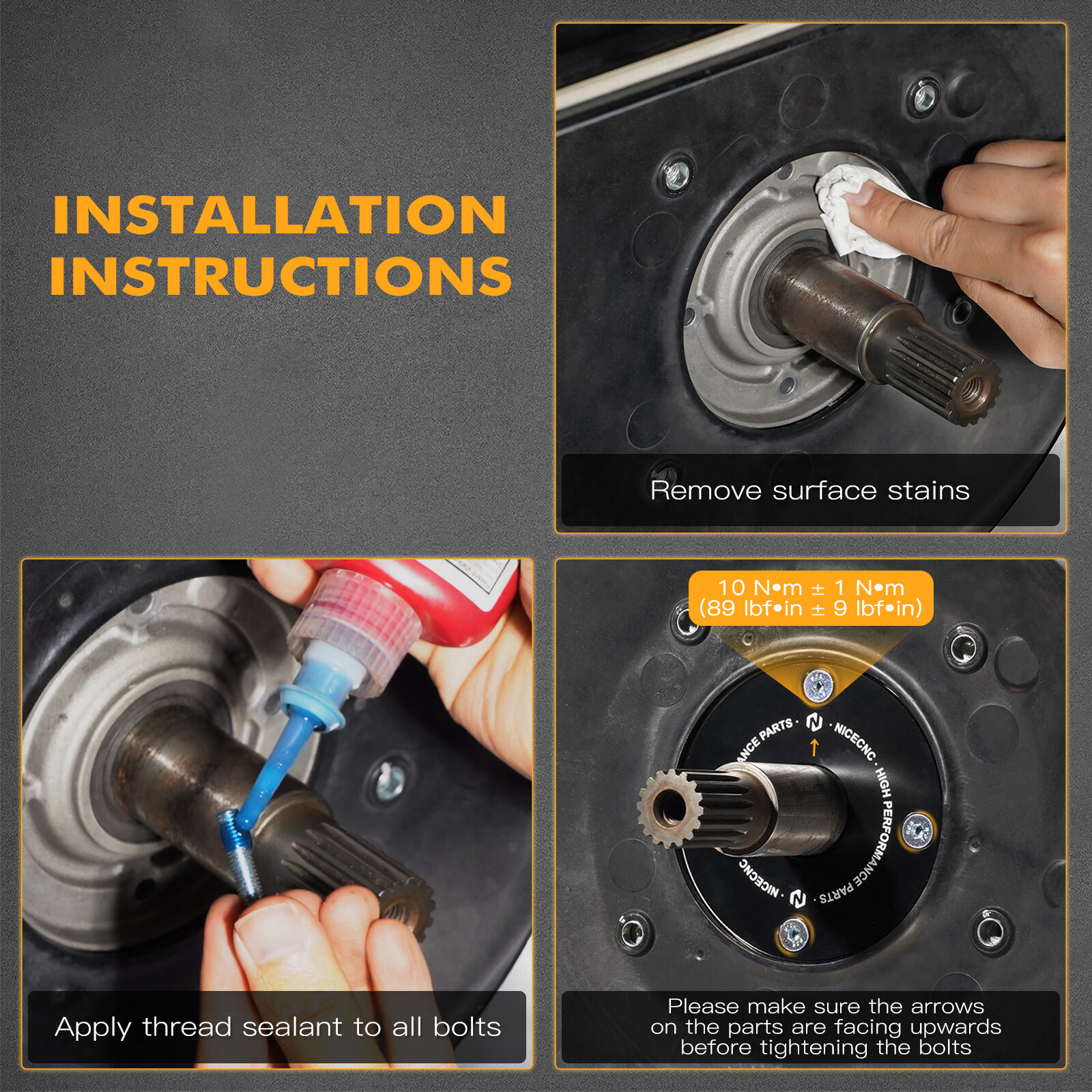 For Can-Am X3 Maverick Transmission Seal Guard with 4x Bolts NICECNC 2017-2023