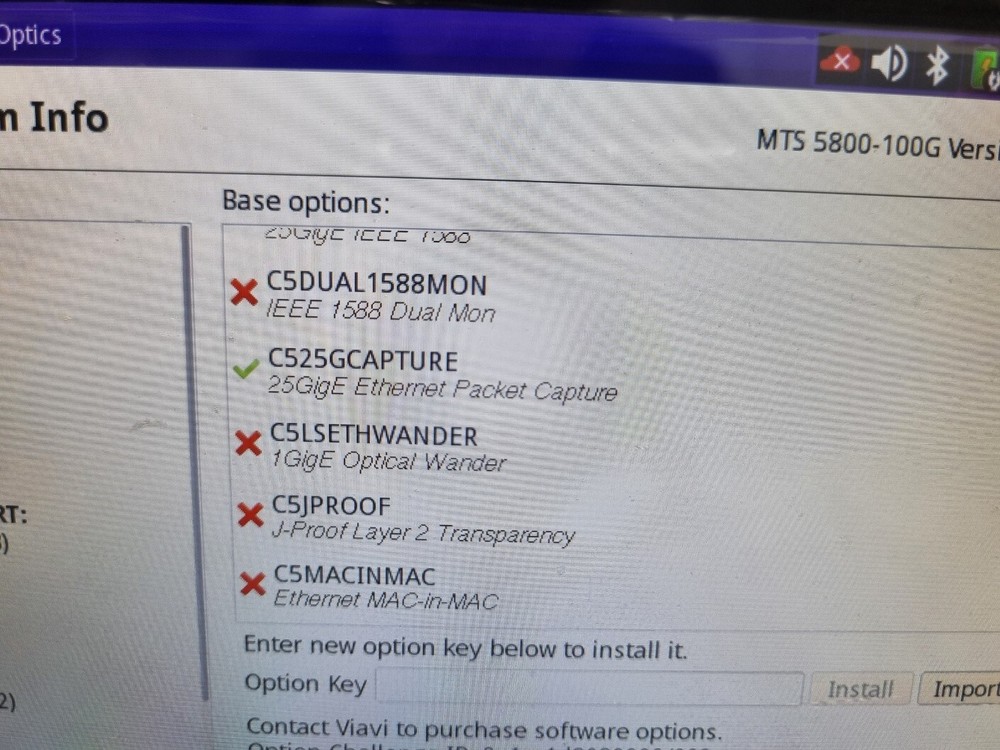 VIAVI MTS 5800 Network Tester (100GbE)