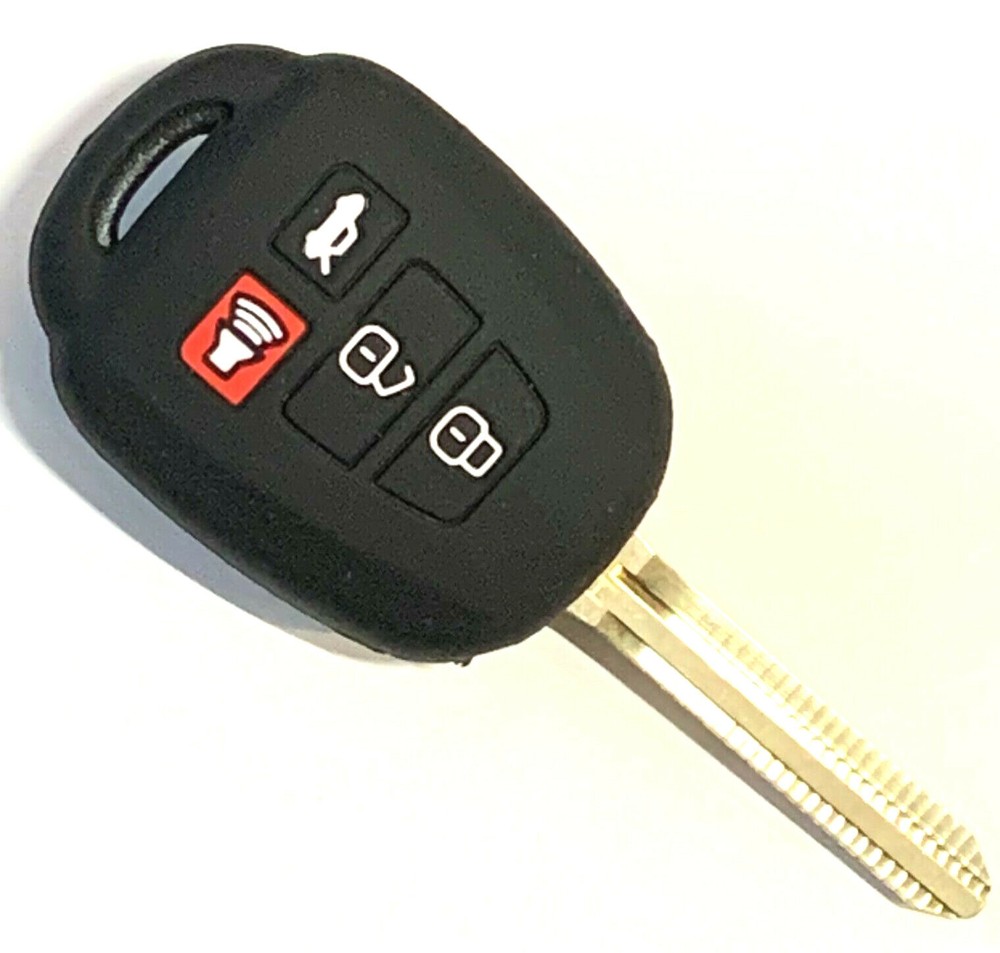 2 Toyota 2012-2016 4 Button Remote Head Key Shell + PROTECTIVE CASE Top Quality