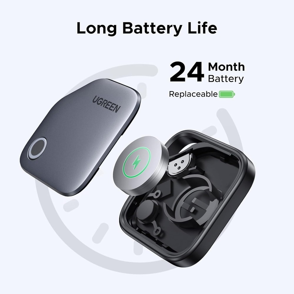 UGREEN FineTrack Air Tracker Tags (iOS Only) 4 Pack, 2- Repla