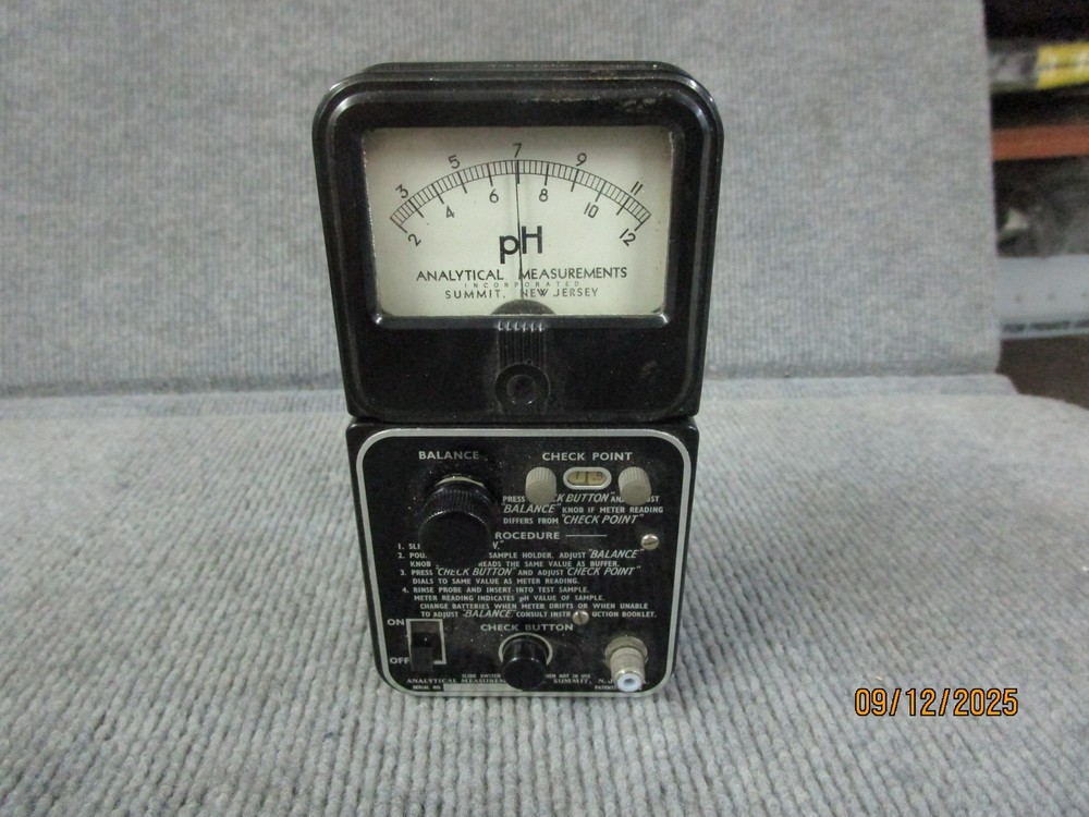 Analytical Measurements PH Meter