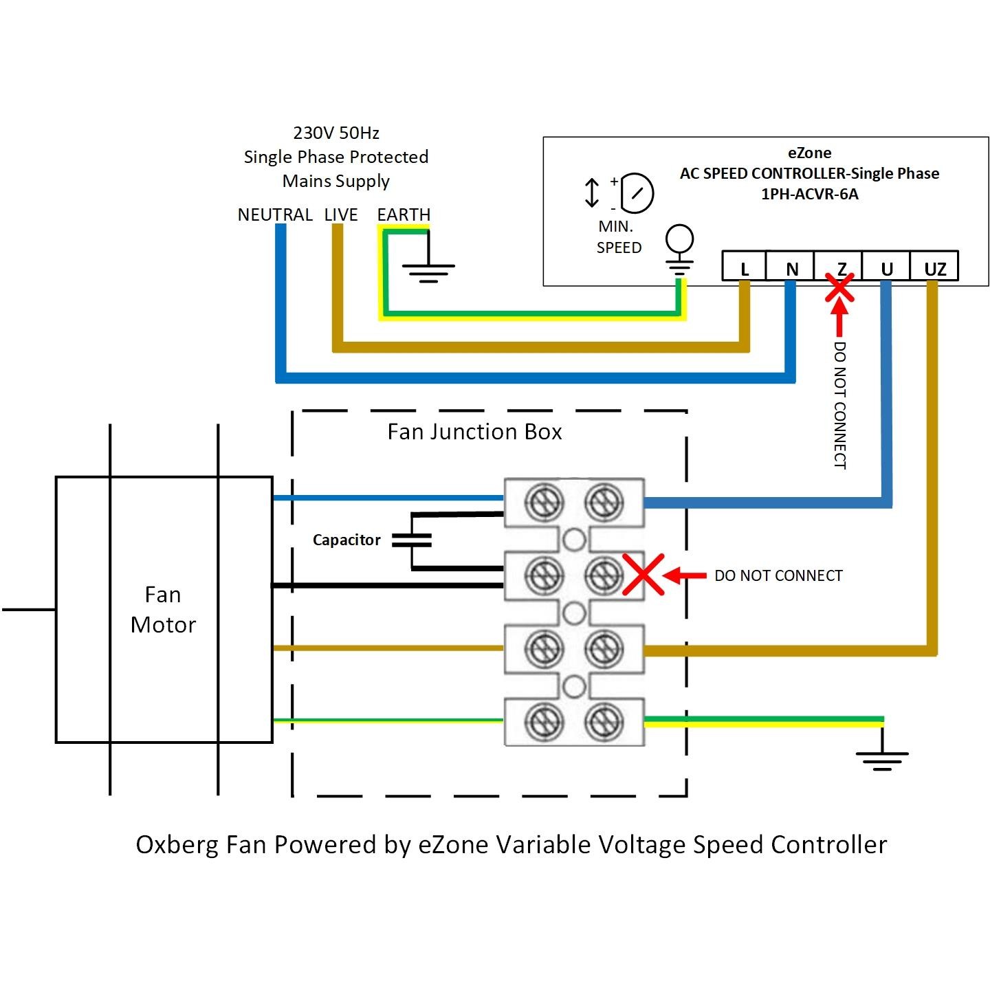 250mm Industrial Duct Fan Cased Axial Commercial Kitchen Canopy Extractor
