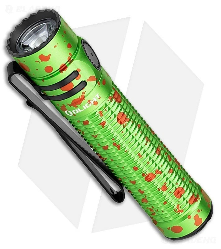 Olight Warrior Mini 3 Zombie Green Rechargeable Dual Switch LED Flashlight
