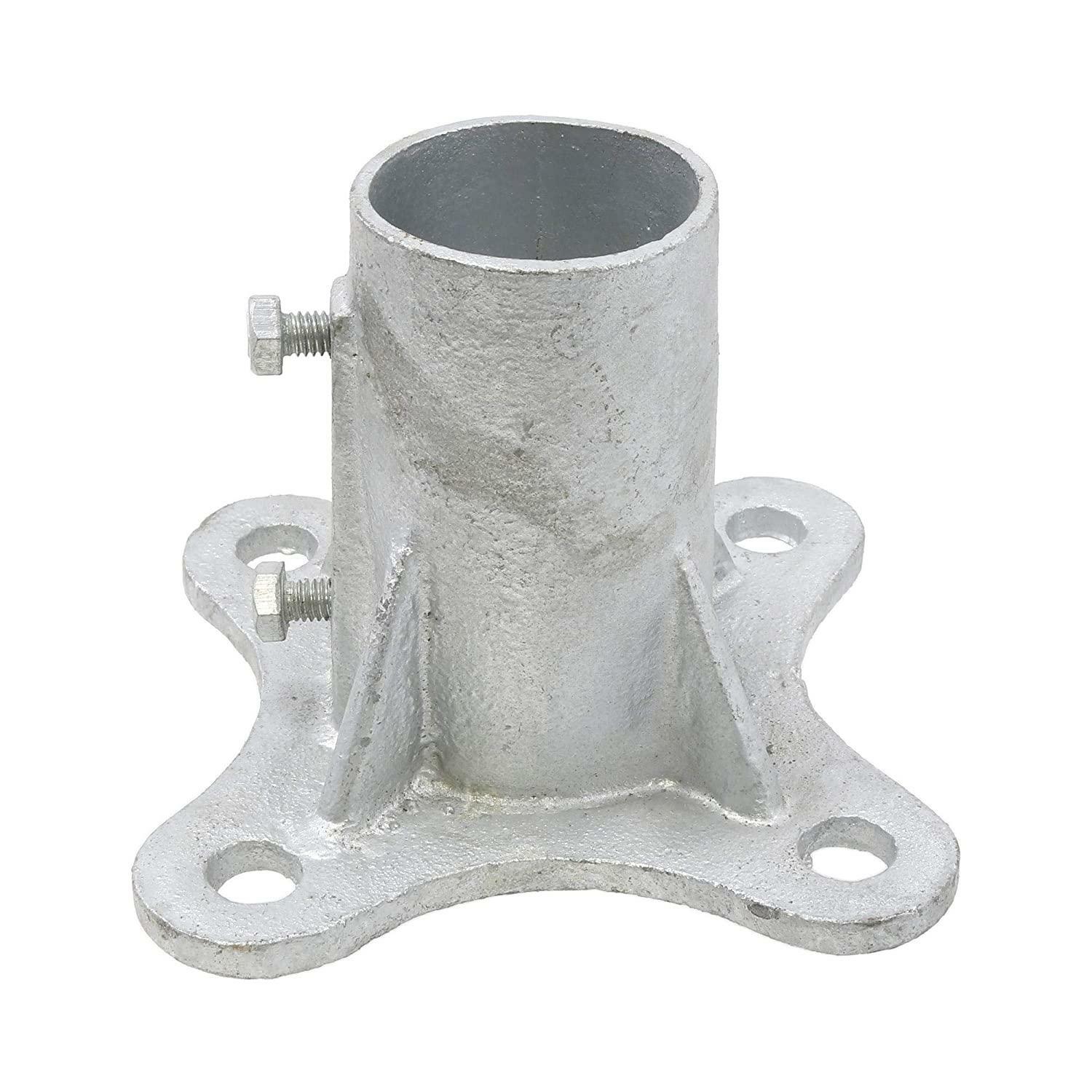 2 1/2" Floor Flange w/ 2 Set Screws (Fits 2 3/8" OD)