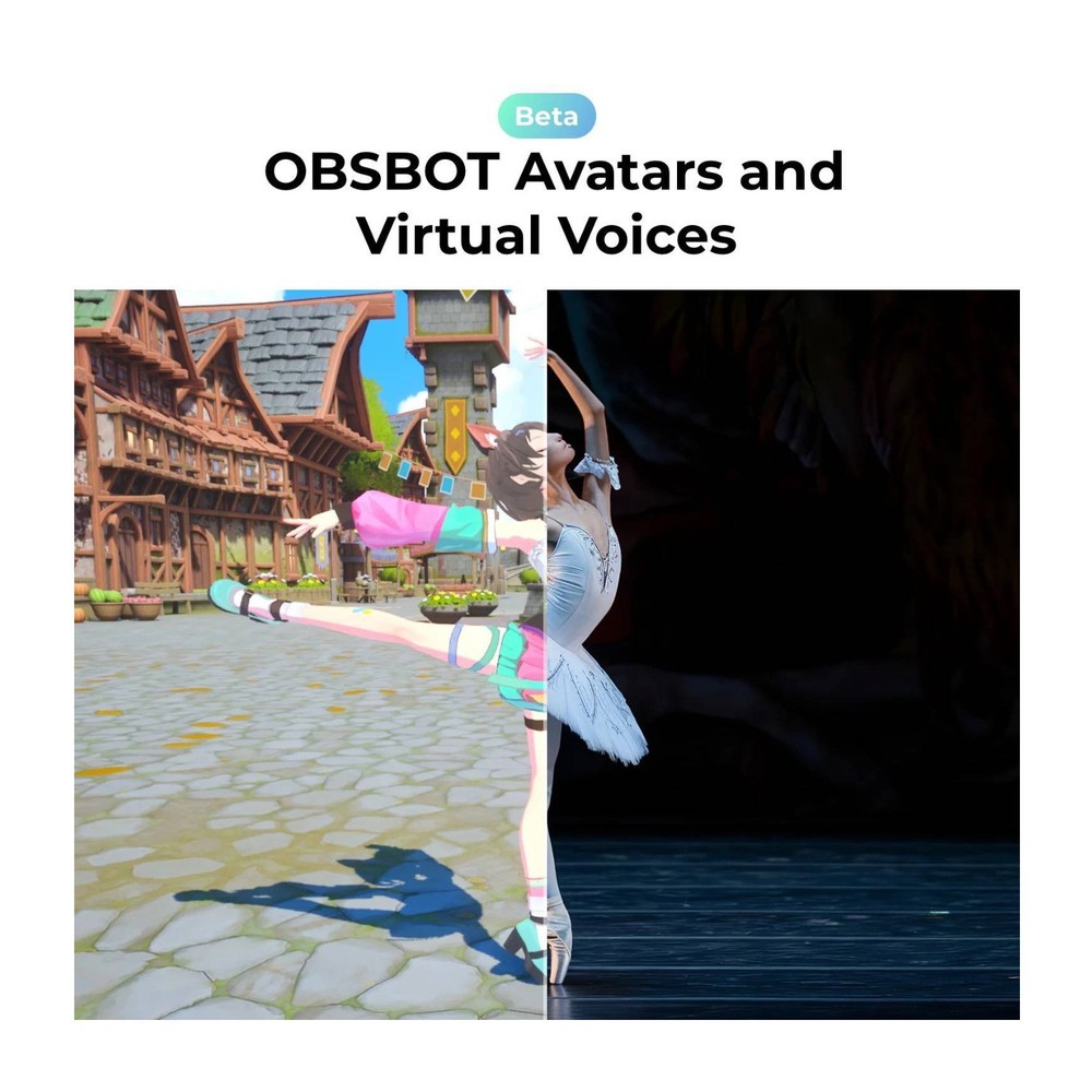 OBSBOT Tiny 3 Lite AI-Powered Spatial Audio 4K PTZ Lite Webcam