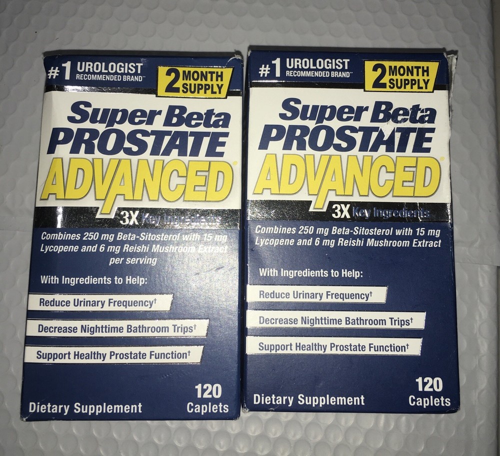 (2 )~Pack Super Beta Prostate Advanced Supplement 2x120 Cap (240) Exp 04/2027
