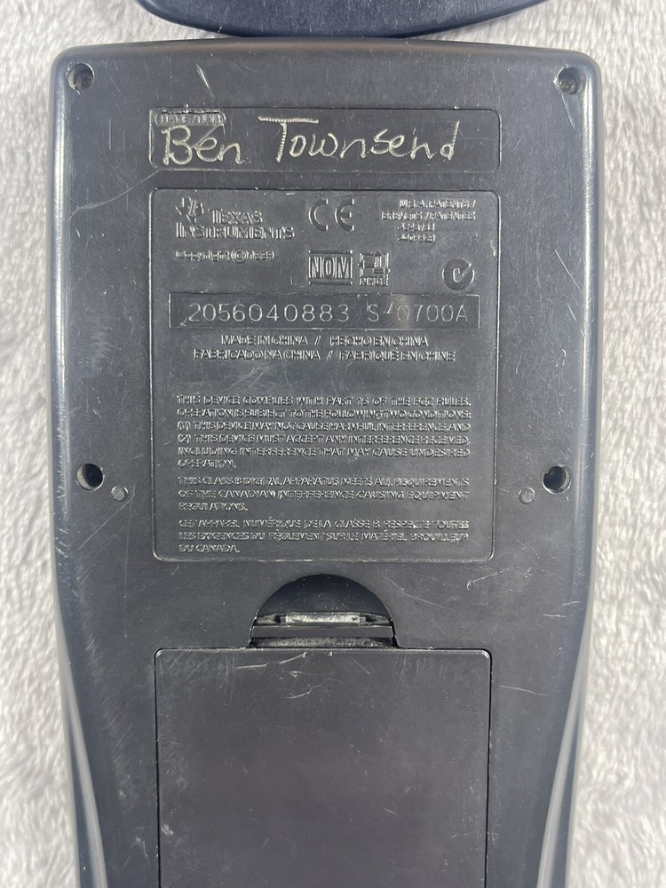 Texas Instruments TI-83 Plus Calculator 4 AAA Batteries Not Included READ