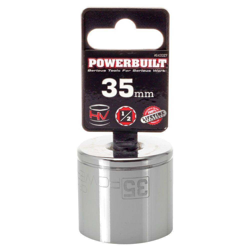 1/2 In. Drive 35 Mm 12-Point Standard Socket