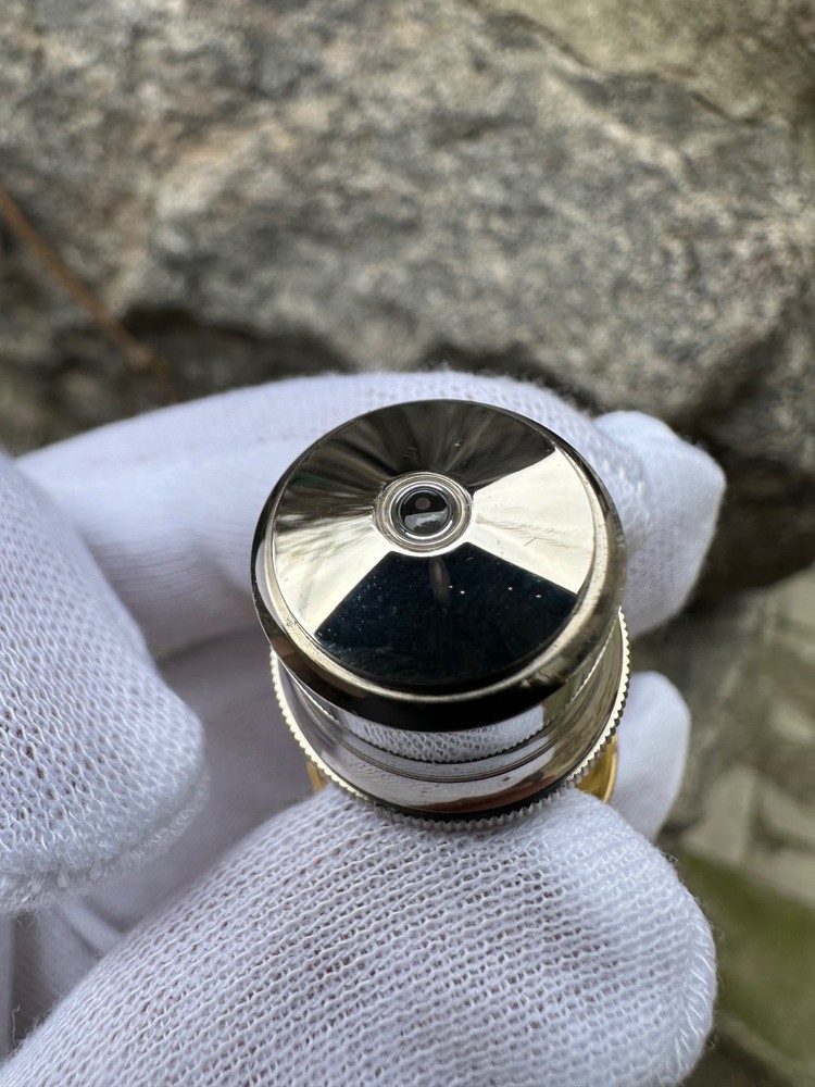 Antique microscope lens Eleitz Wetzlar 7a 58x Germany