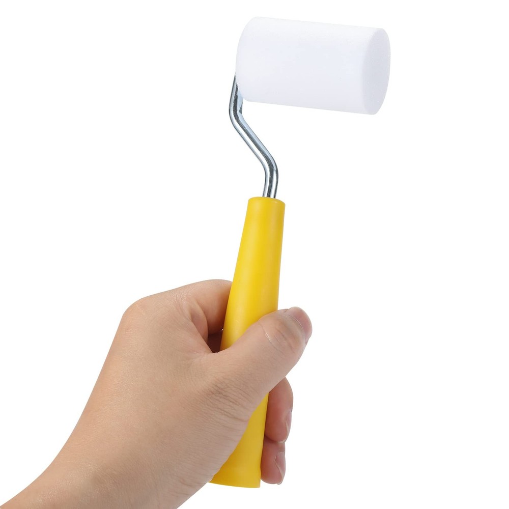 Paint Roller, Sponge Brushes, High-Density Foam Refill 2 inch Tray Set