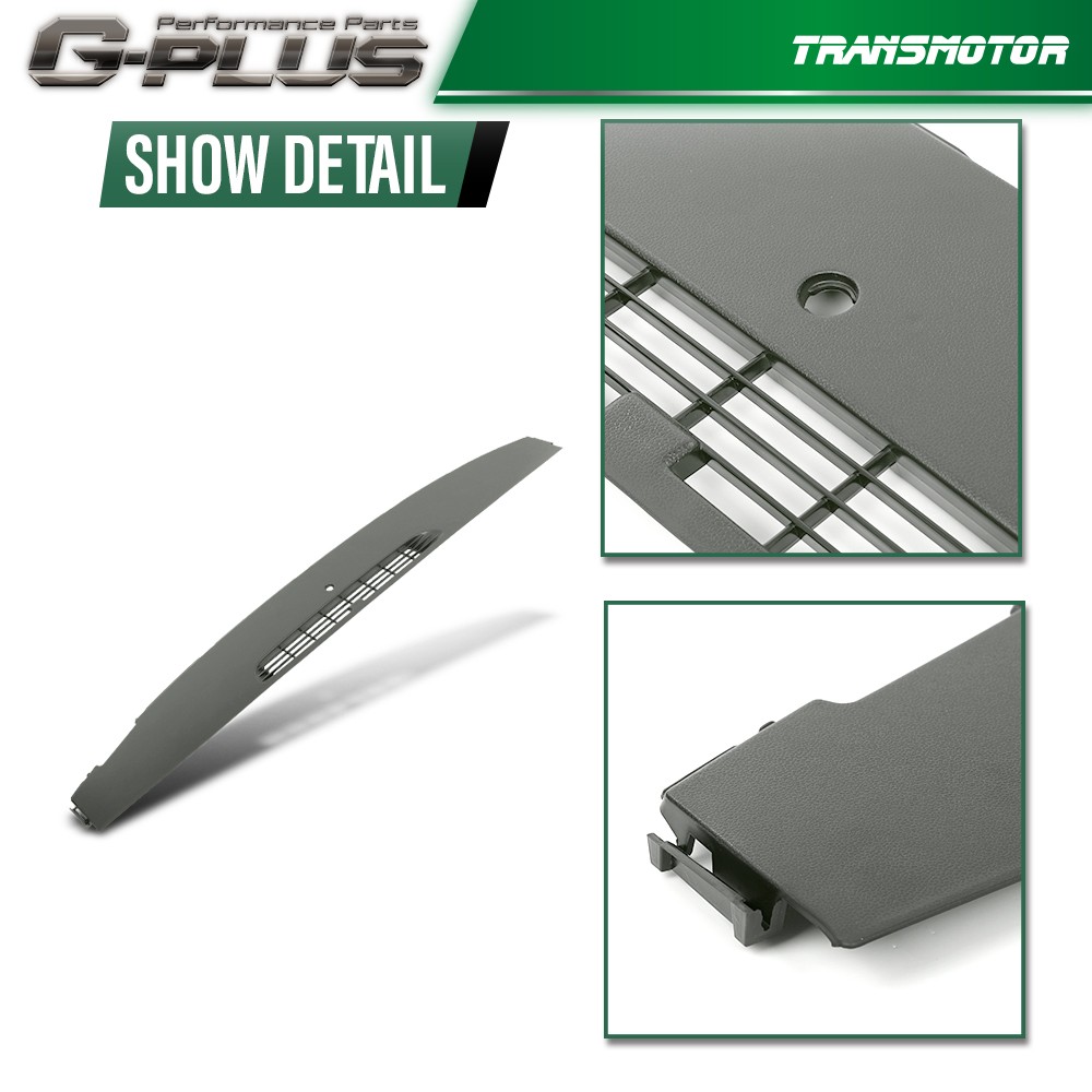 Instrument Upper Dash Trim Panel Fit For 07-13 Chevy GMC Replace 23224733 Gray