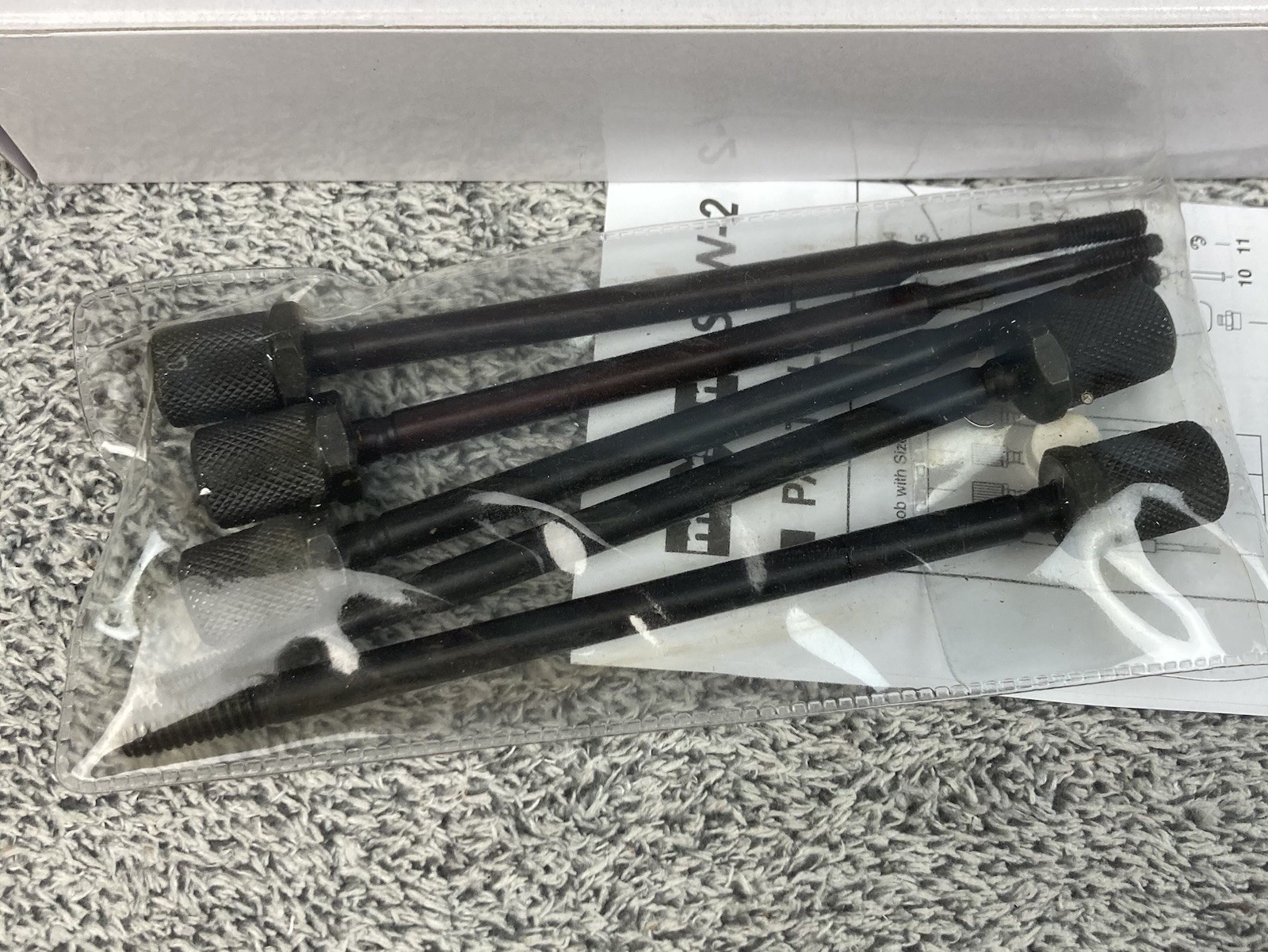 Marson Swivel Head Rivet Nut Setter SRN-2 Klik Turn Mandrels And Nosepiece 39400