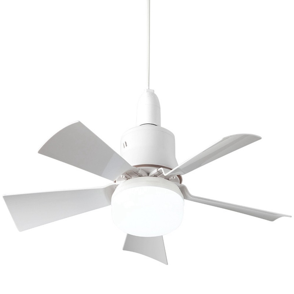 Socket Fan Light with Remote, Ceiling Fan with 3-Speeds, Dimmable LED, E279383