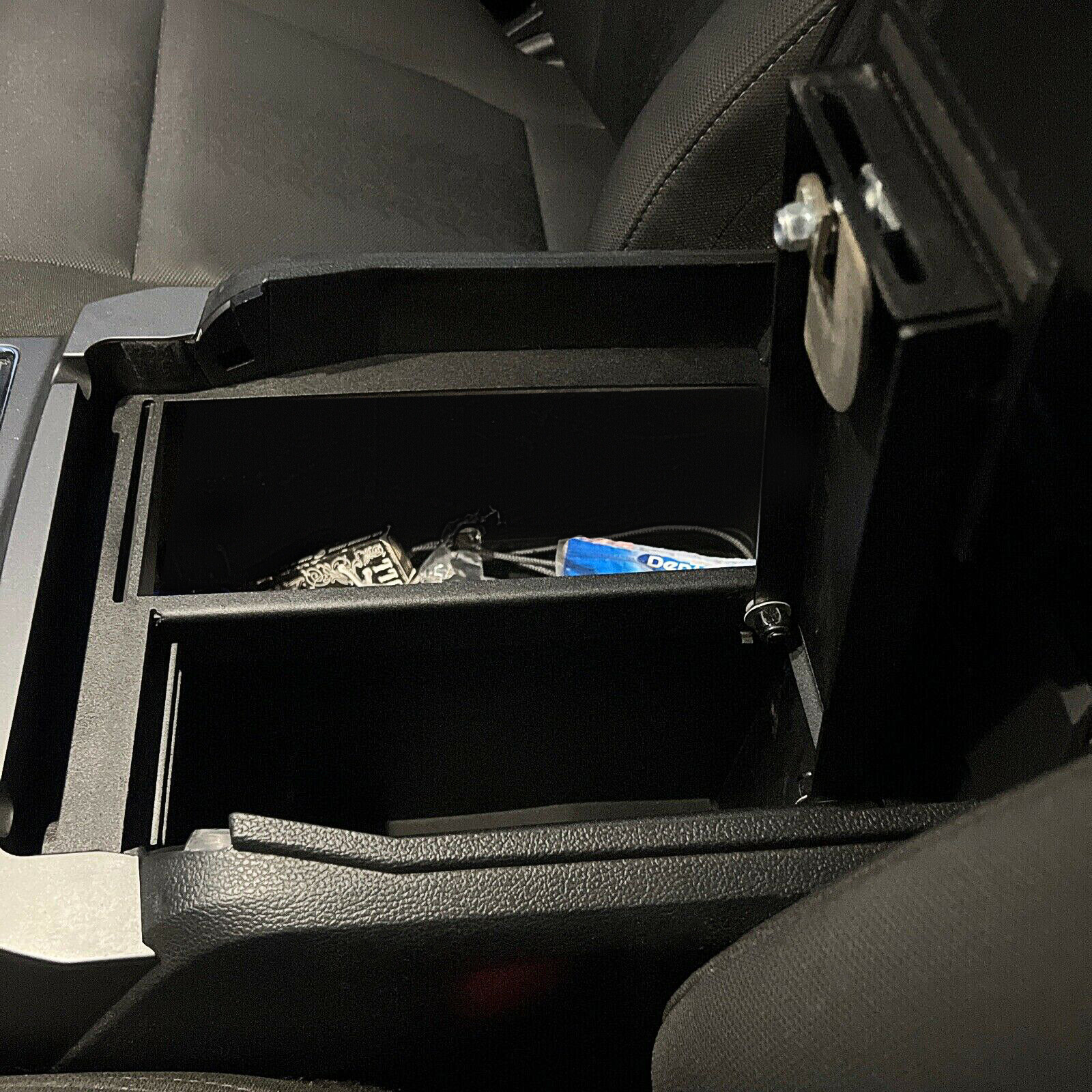 Center Console Safe GUN STORAGE Vault FOR 15-22 F-150 Raptors 17-22 F-250 F-350