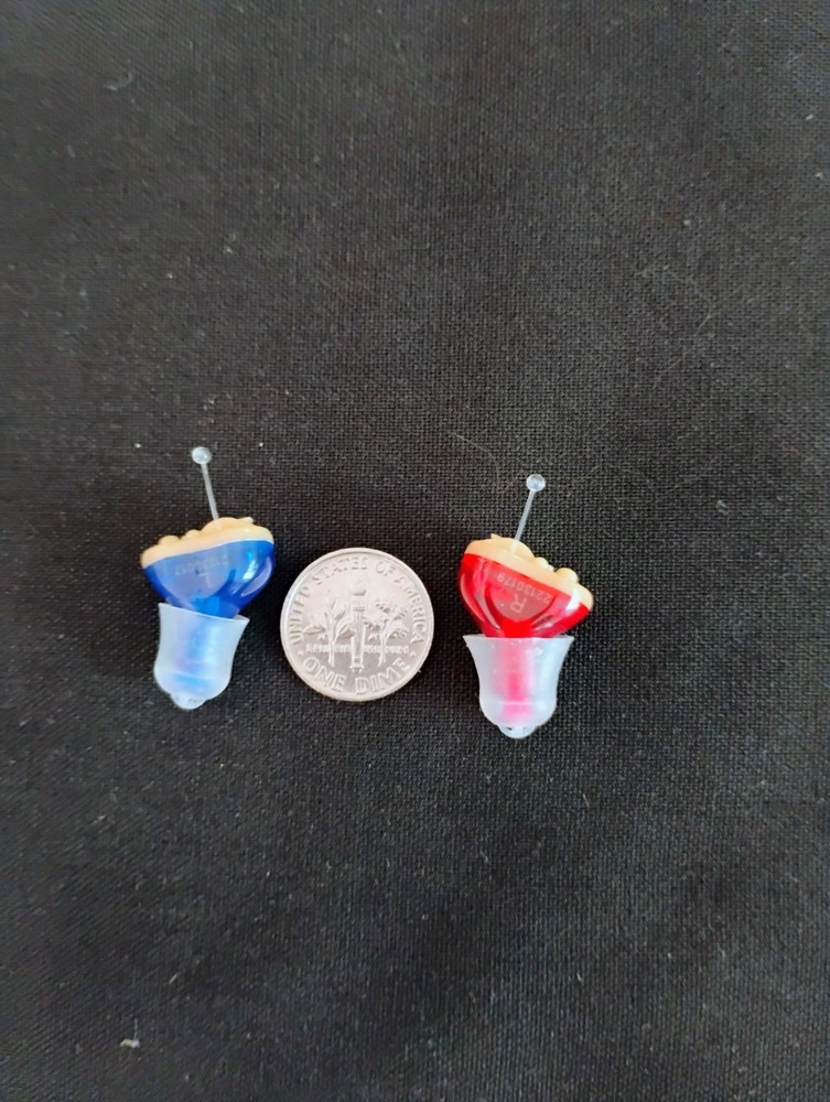 PAIR MINI DIGITAL IN EAR CIC HEARING Amplifier  3 PROGRAMS  & NOISE REDUCTION