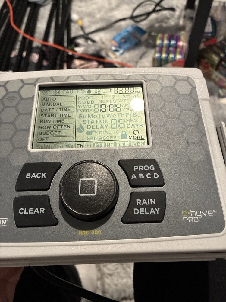 HYDRO-RAIN HRC 400 8-Station Smart Irrigation Controller NO KEY