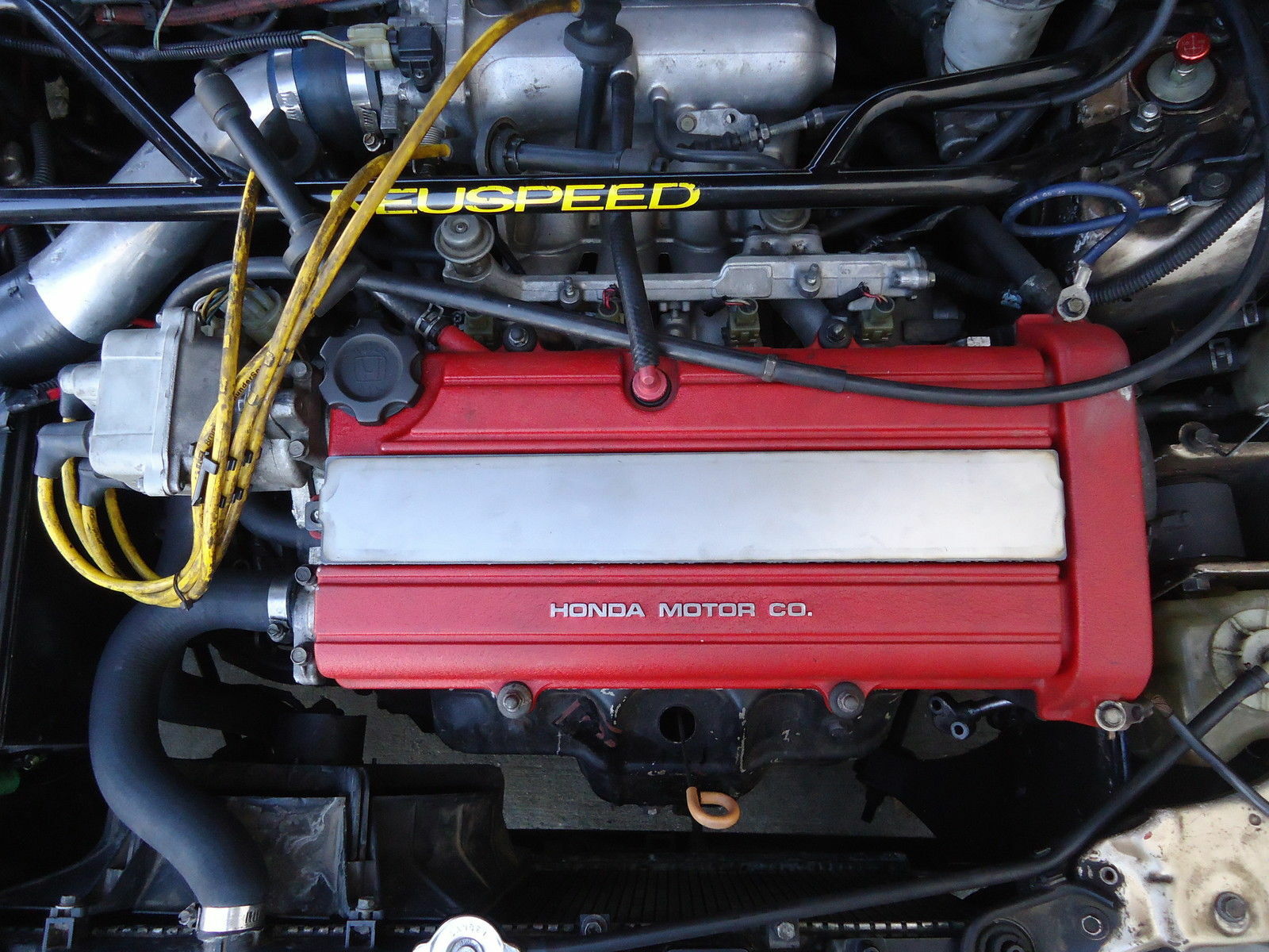 1999 Honda CRV Spark Plug Cover: Blank Black Metal *Custom Shoot a Message!