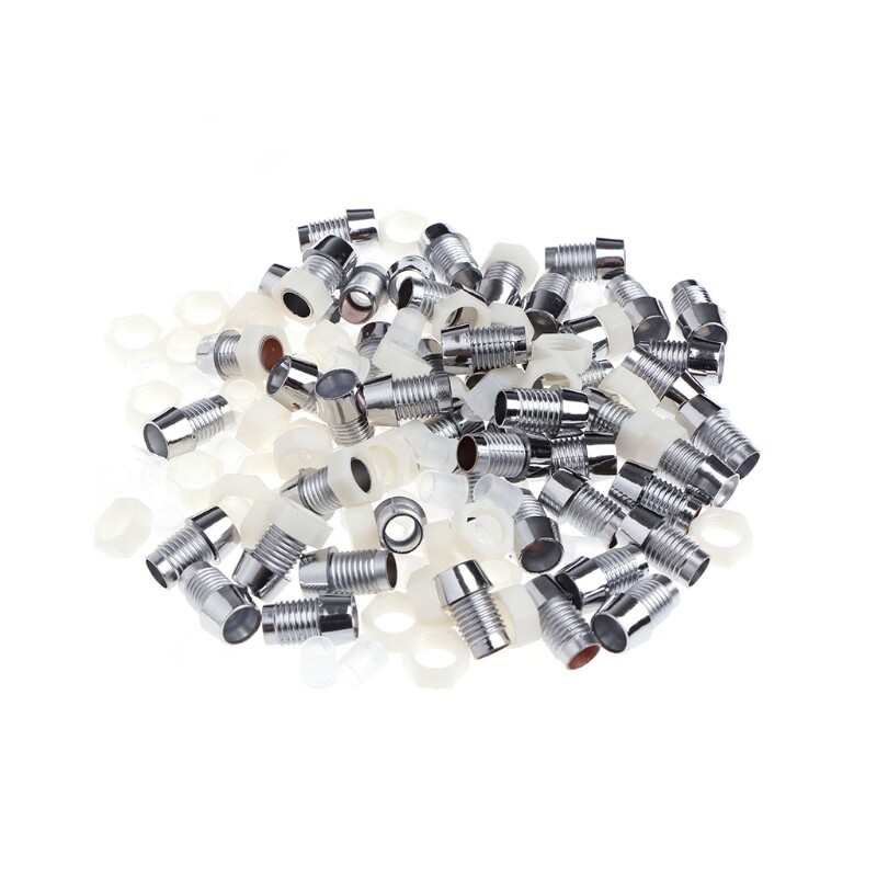 50 Sets 5mm LED Socket Assorted Bezel Panel LED Diode Holder Gasket