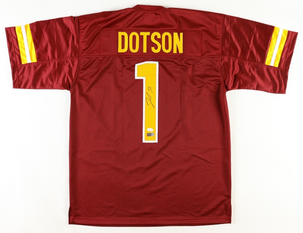 Jahan Dotson Signed Jersey Autograph with COA (JSA-James Spence Authentication)