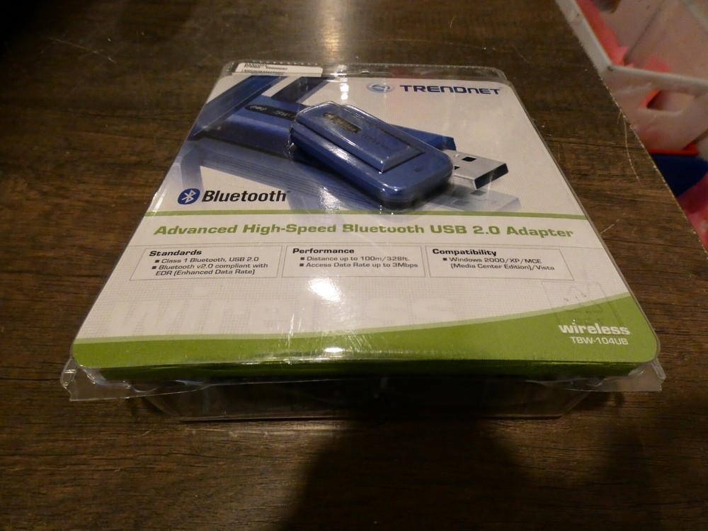 New OEM Trendnet Advanced High-Speed Bluetooth USB 2.0 Adapter 100m TBW-104UB