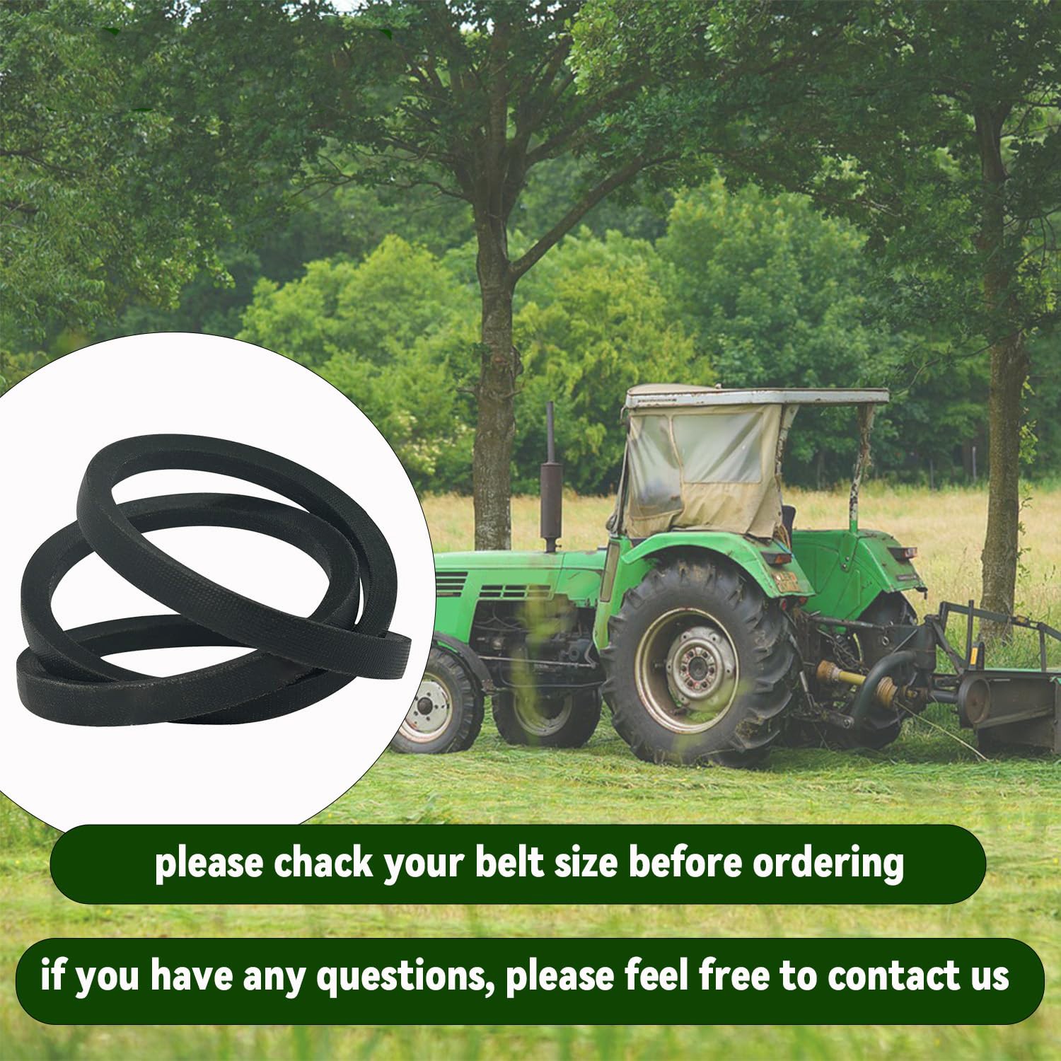 GW-9245 Replacement Tiller Drive Belt for Troy-Bilt Horse Models