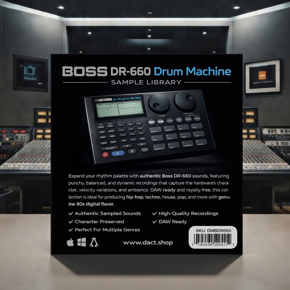 Boss DR-660 Drum Machine Sample Library