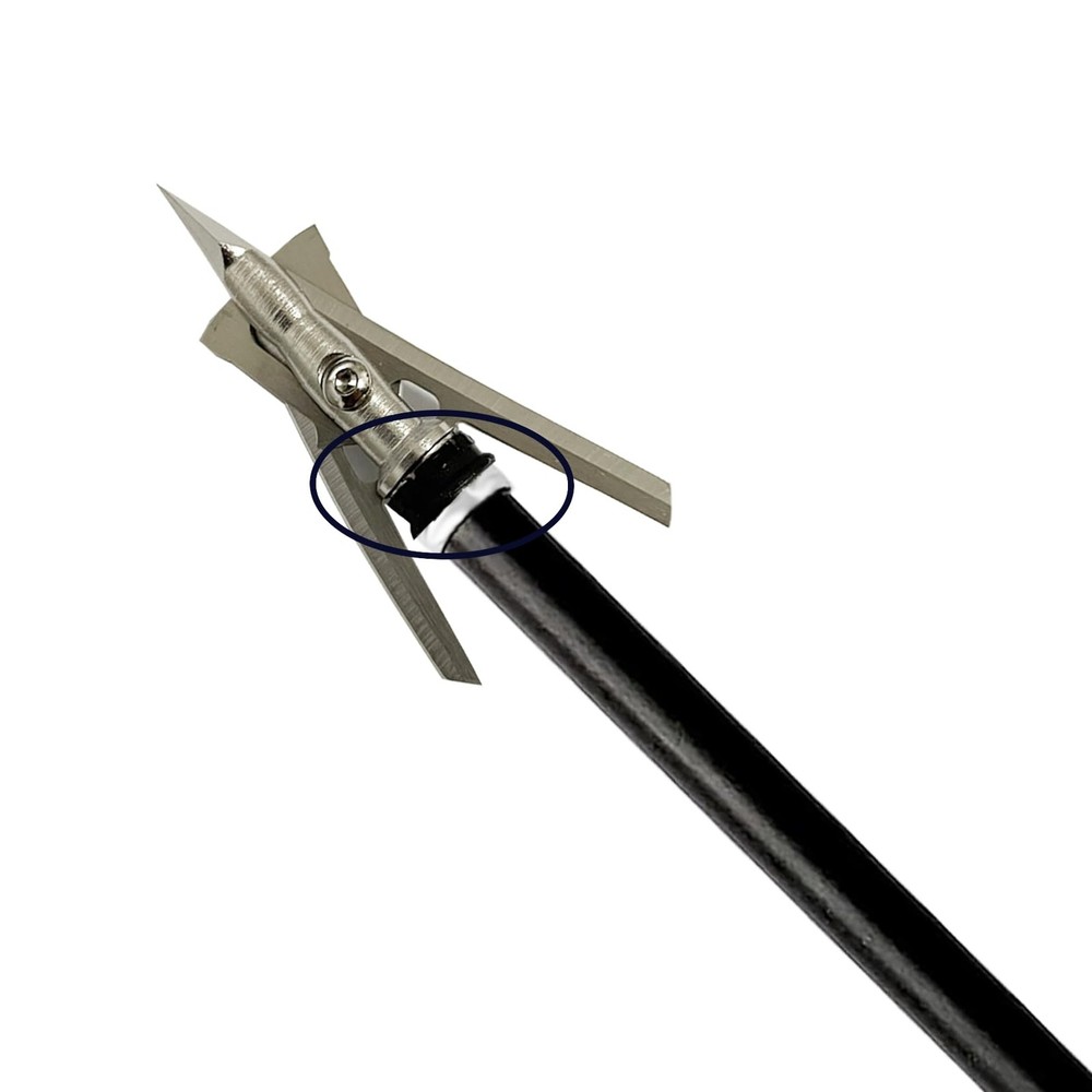 e5e10 100 PCS High Performance Replacement Shock 100pcs Collar, Black