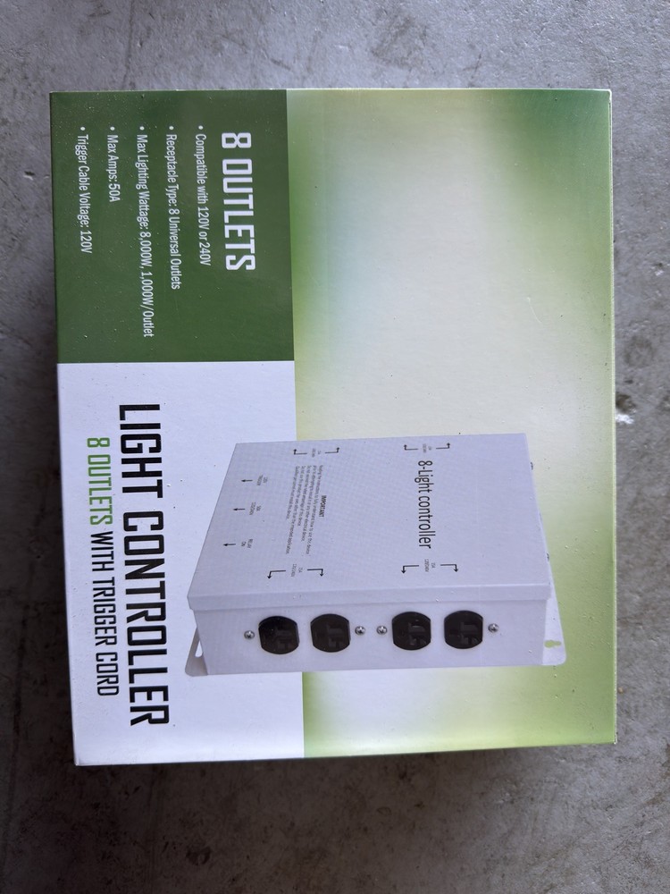 8 light controller w/trigger cord