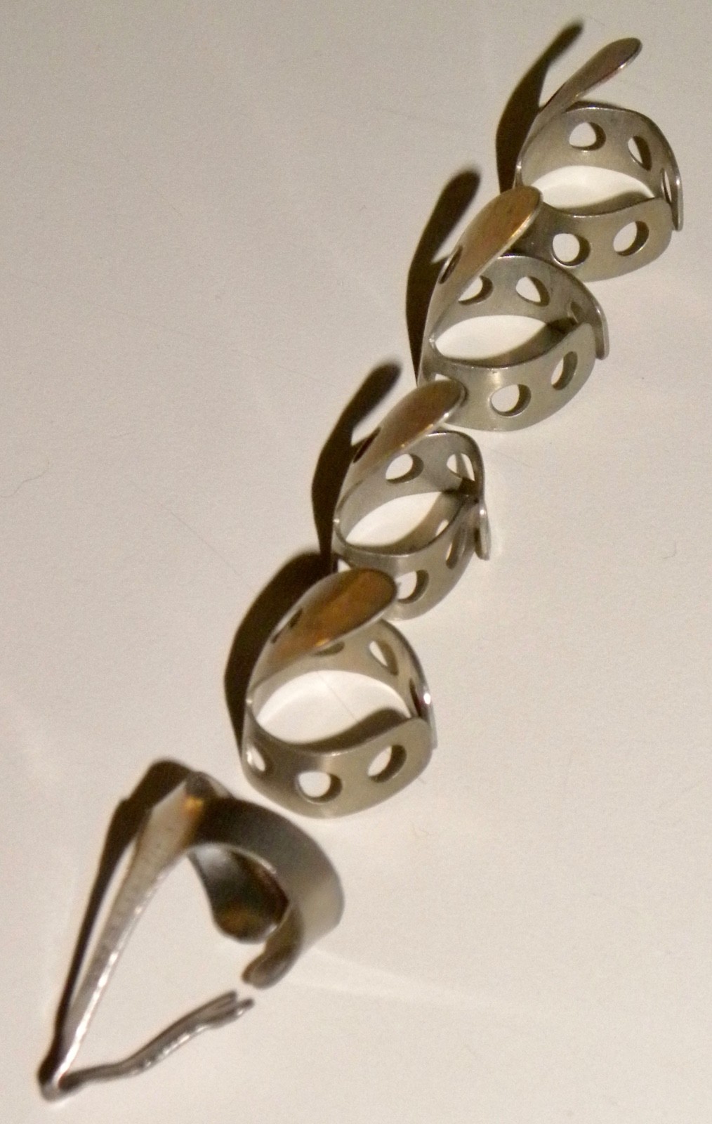 (4) Vintage NATIONAL Finger Picks ~ PAT. No. 1787136 ~ (1) FIT-RITE Finger Pick