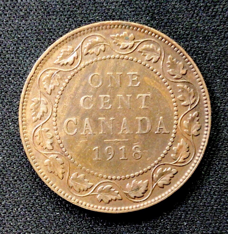 1918 Canada 1 Cent! ENN Coins
