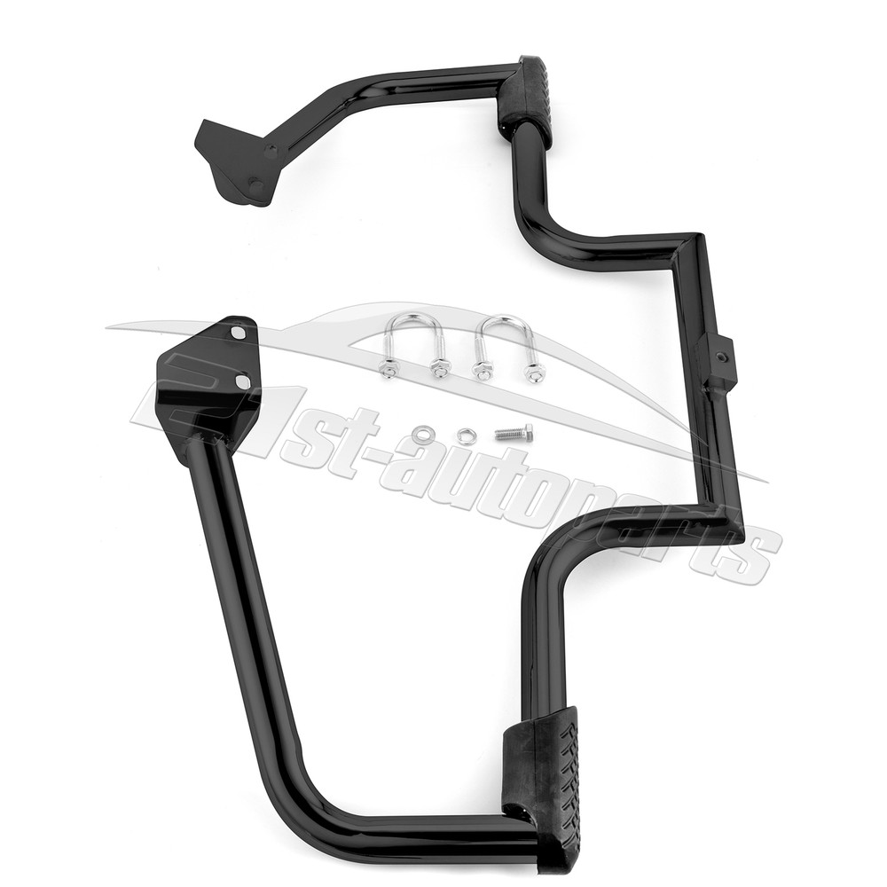 Black Highway Engine Guards Crash Bar for Harley Dyna Super Glide FXD FXDC FXDB