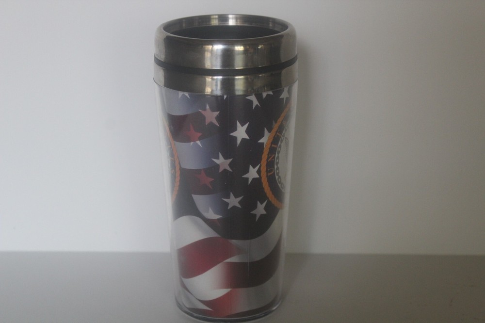 US Navy Mug Cup USN Plastic Gasket Lid