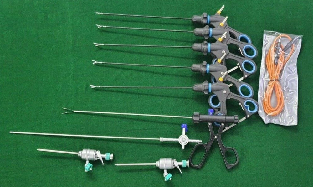 10pc Laparoscopic 3mm Instruments Set Laparoscopy Endoscopy Surgical Instruments