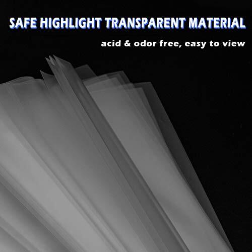 Sheet Protectors for 3 Ring Binders - 100 Pack Letter Size Top 100 Sheets Clear