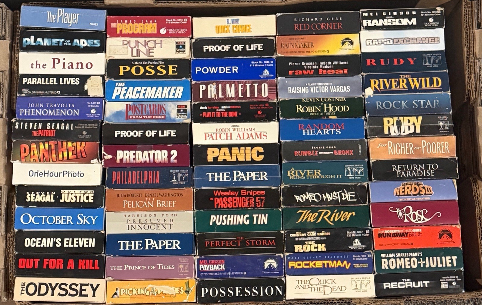 Pick 6 VHS Movies- Build Your Own Lot! Choose Titles- Buy More & Save- 90s Retro